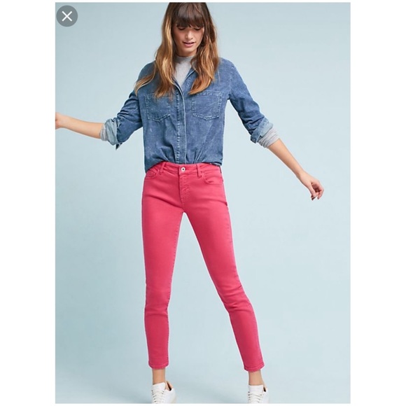 Anthropologie Pilcro Mid-rise Skinny Ankle Jeans - Picture 2 of 8